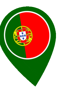Portugal Pin Wobble animated flag GIF