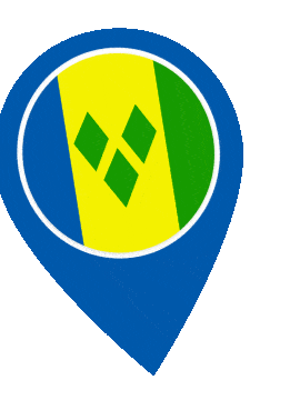 Saint Vincent And The Grenadines Pin Wobble animated flag GIF