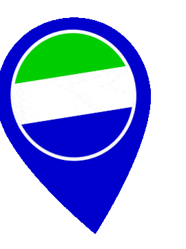 Sierra Leone Pin Wobble animated flag GIF