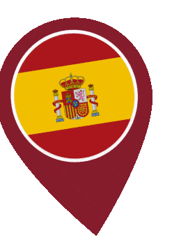 Spain Pin Wobble animated flag GIF