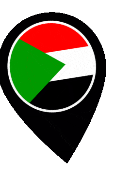 Sudan Pin Wobble animated flag GIF