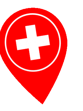 Switzerland Pin Wobble animated flag GIF