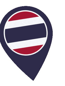 Thailand Pin Wobble animated flag GIF