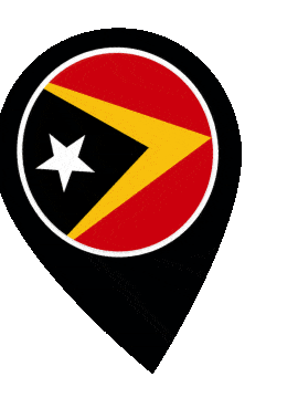 Timor Leste Pin Wobble animated flag GIF