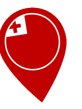 Tonga Pin Wobble animated flag GIF