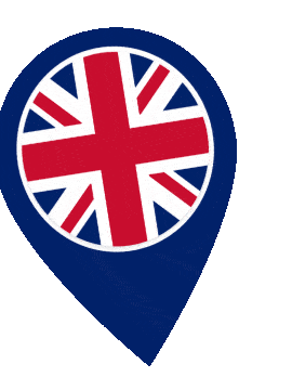 United Kingdom Pin Wobble animated flag GIF