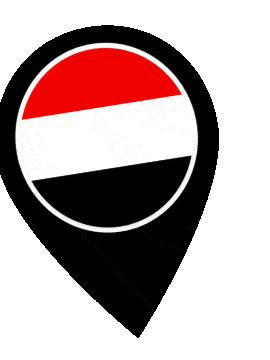 Yemen Pin Wobble animated flag GIF