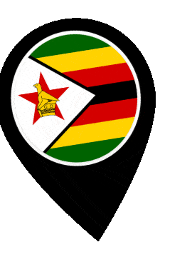 Zimbabwe Pin Wobble animated flag GIF