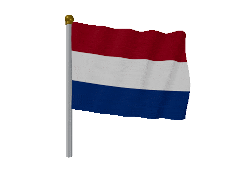 Netherlands Pole Fast Wind animated flag GIF
