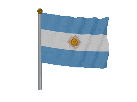 Argentina Pole animated flag GIF