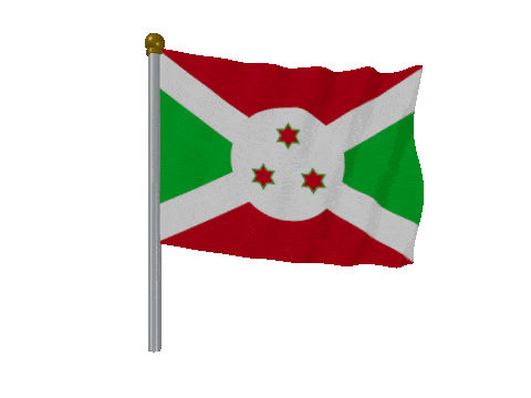 Burundi Pole animated flag GIF