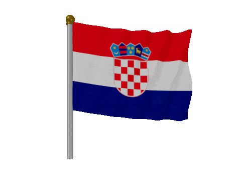 Croatia Pole animated flag GIF