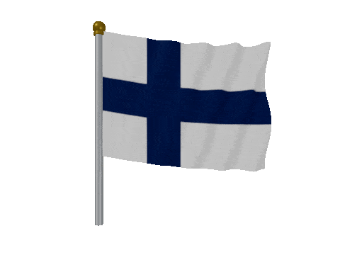 Finland Pole animated flag GIF