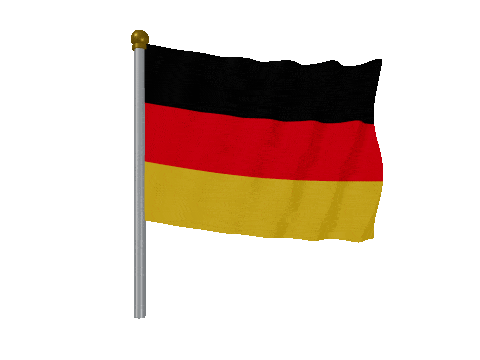 Germany Pole animated flag GIF