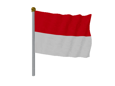 Indonesia Pole animated flag GIF