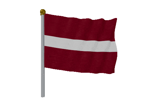 Latvia Pole animated flag GIF