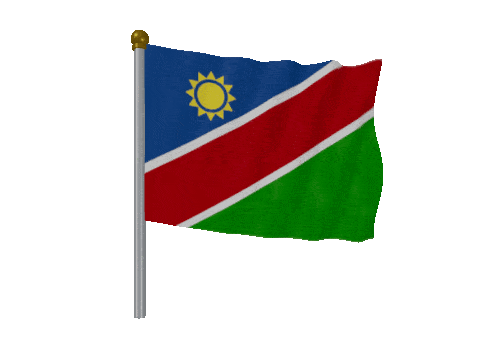 Namibia Pole animated flag GIF