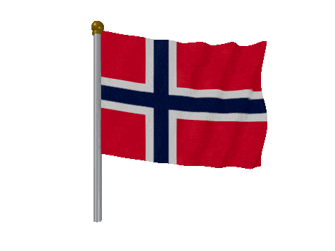 Norway Pole animated flag GIF