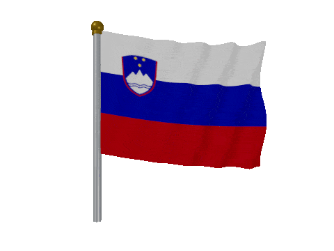 Slovenia Pole animated flag GIF