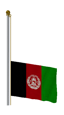 Afghanistan Raise & Lower animated flag GIF