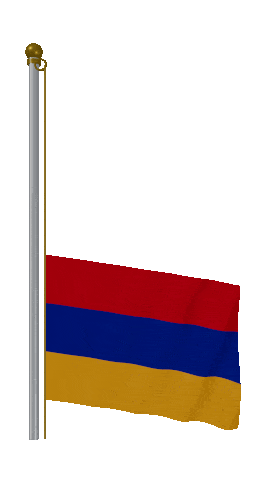 Armenia Raise & Lower animated flag GIF