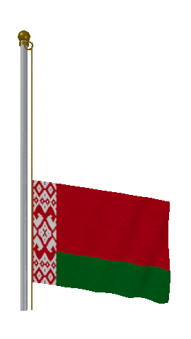 Belarus Raise & Lower animated flag GIF