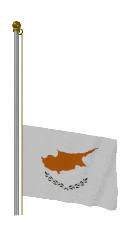 Cyprus Raise & Lower animated flag GIF