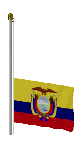 Ecuador Raise & Lower animated flag GIF