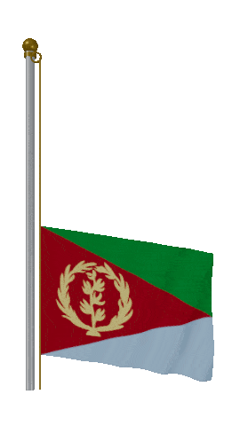 Eritrea Raise & Lower animated flag GIF