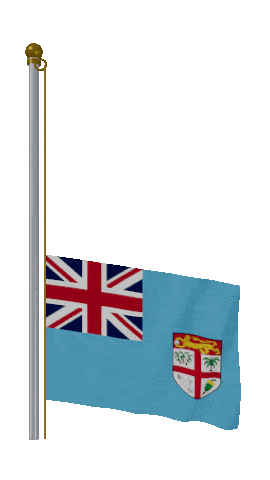 Fiji Raise & Lower animated flag GIF