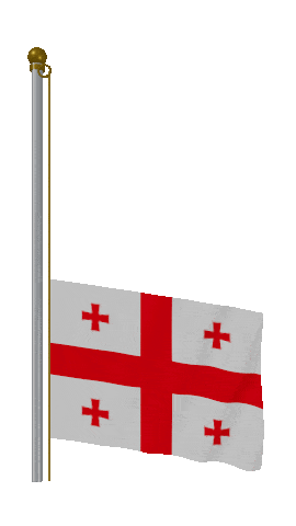 Georgia Raise & Lower animated flag GIF