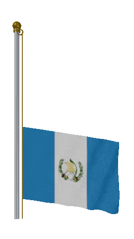 Guatemala Raise & Lower animated flag GIF