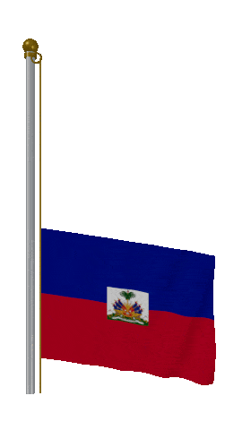 Haiti Raise & Lower animated flag GIF