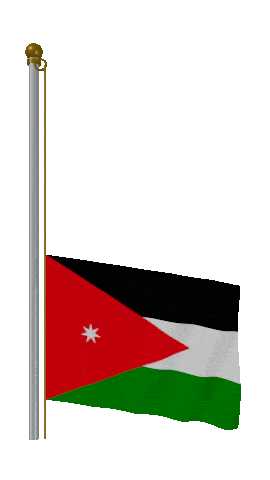Jordan Raise & Lower animated flag GIF