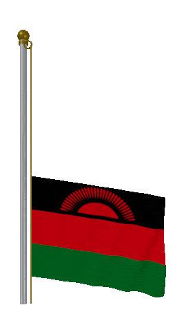 Malawi Raise & Lower animated flag GIF