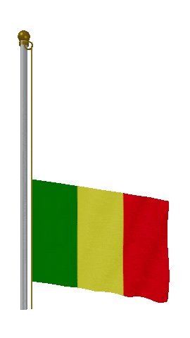 Mali Raise & Lower animated flag GIF