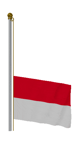 Monaco Raise & Lower animated flag GIF