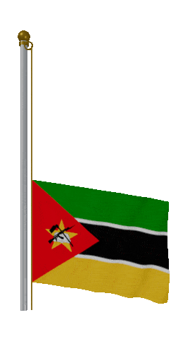 Mozambique Raise & Lower animated flag GIF