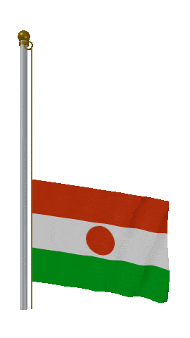 Niger Raise & Lower animated flag GIF