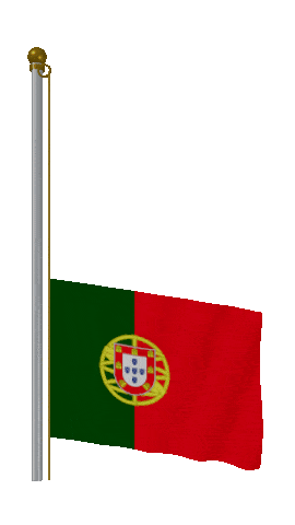 Portugal Raise & Lower animated flag GIF