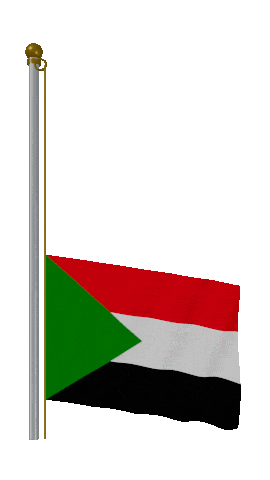 Sudan Raise & Lower animated flag GIF