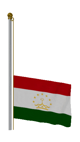 Tajikistan Raise & Lower animated flag GIF
