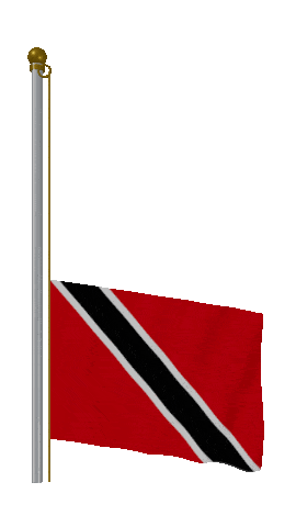 Trinidad And Tobago Raise & Lower animated flag GIF