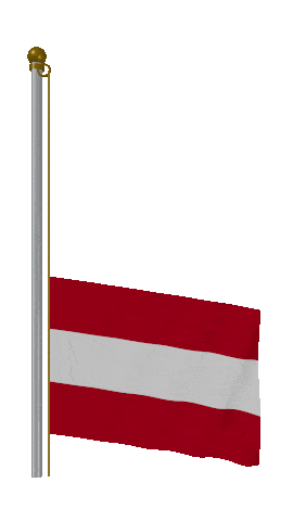 Austria Raise Pole animated flag GIF