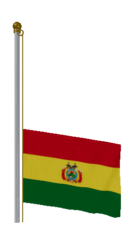 Bolivia Raise Pole animated flag GIF