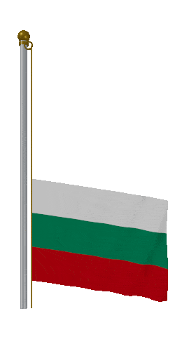 Bulgaria Raise Pole animated flag GIF