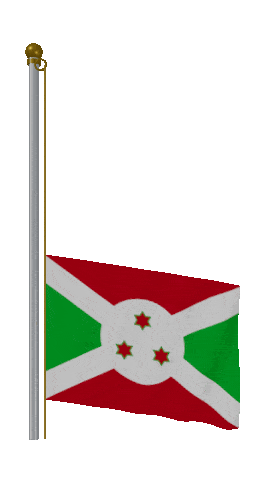 Burundi Raise Pole animated flag GIF