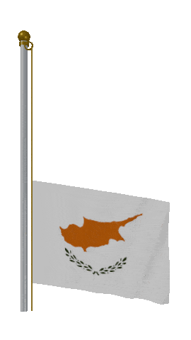 Cyprus Raise Pole animated flag GIF