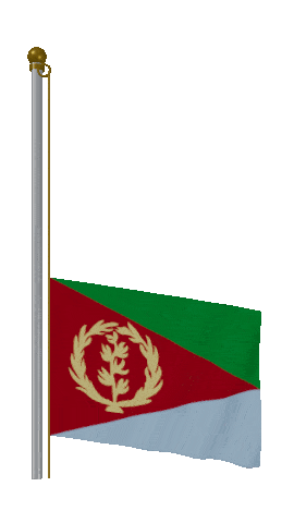 Eritrea Raise Pole animated flag GIF