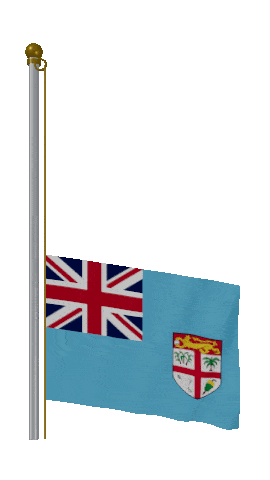 Fiji Raise Pole animated flag GIF